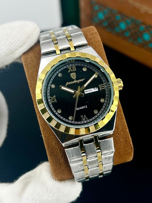 Prestige Day-Date Luxury Quartz Watch