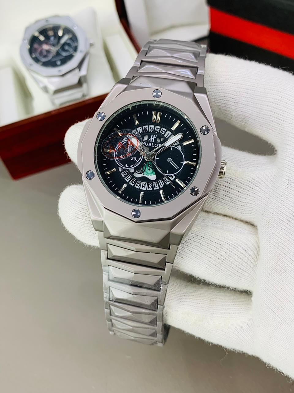 Hublot Diamond Cut Black