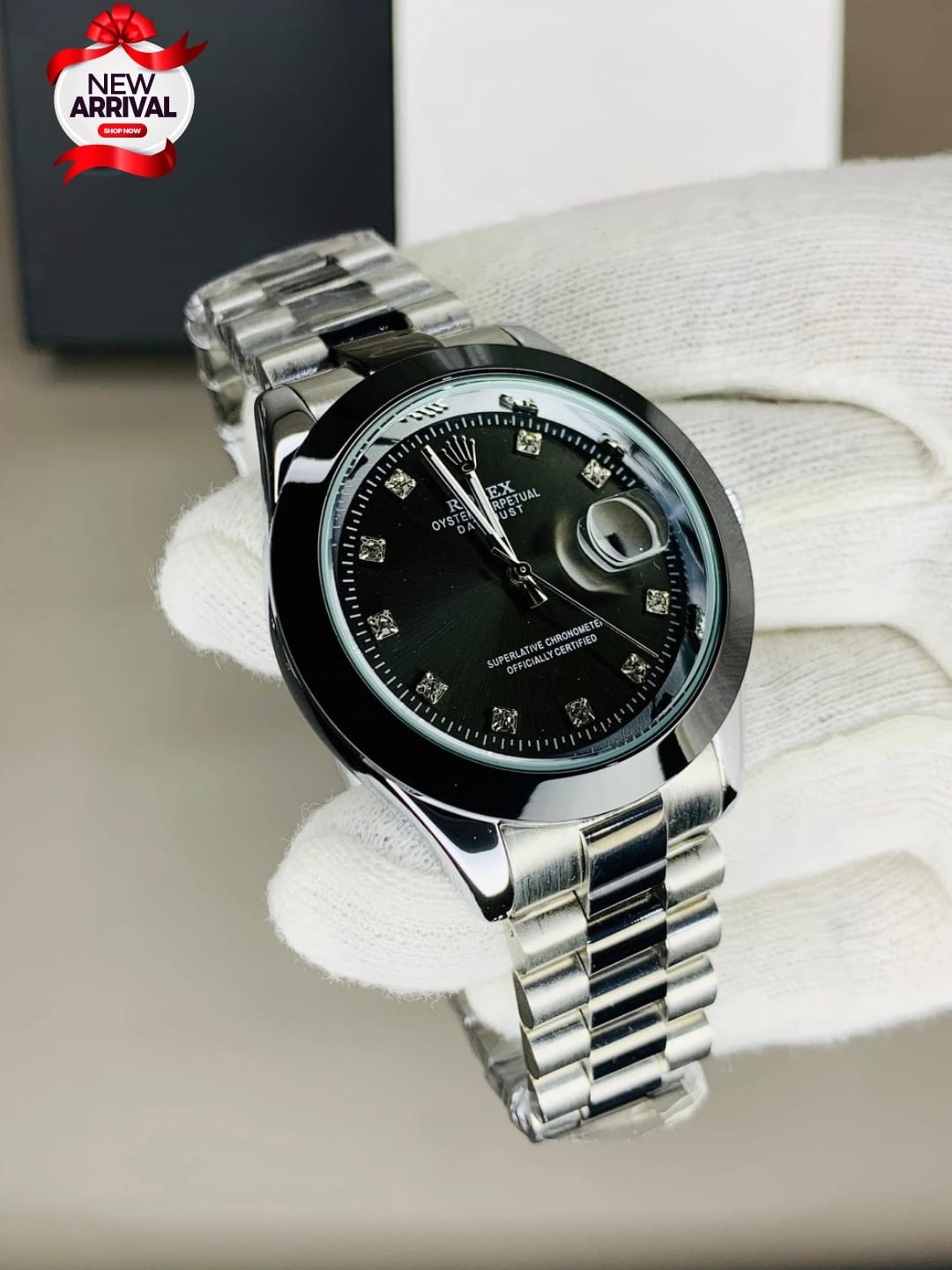 Rolex Regular Stone Watch