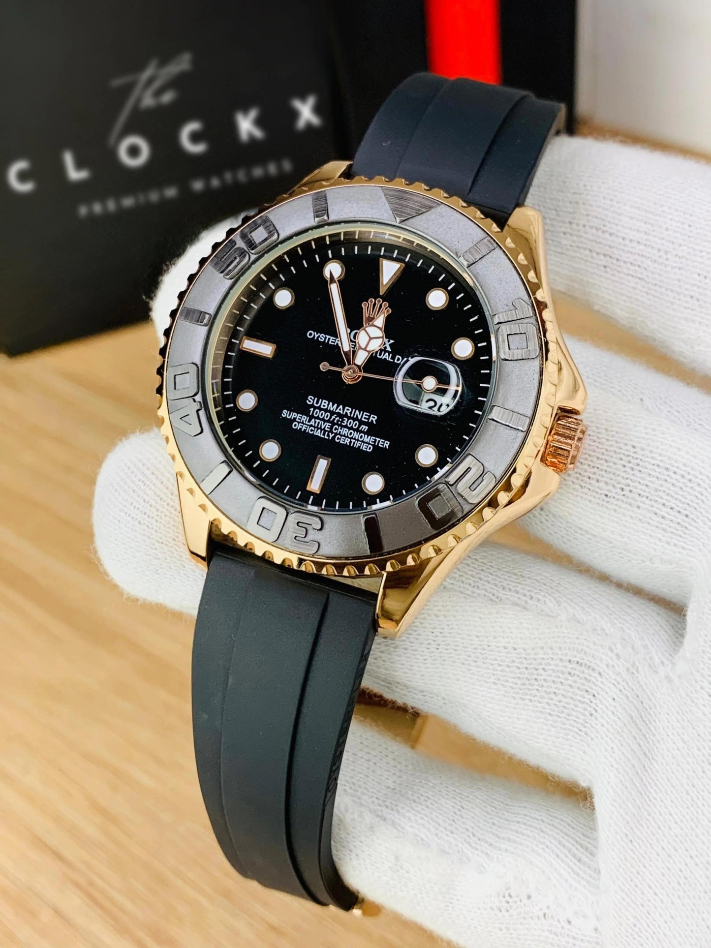 Rolex Watch-Mater Lock.
