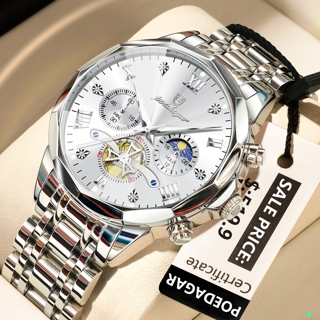 (Poedagar 938 ) Man's Watch