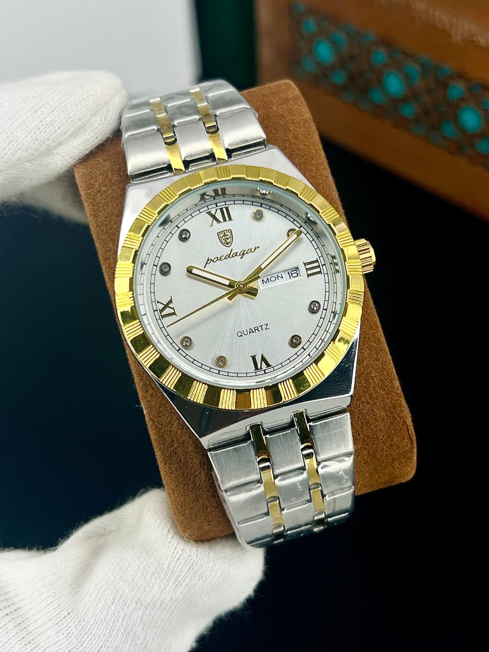 Prestige Day-Date Luxury Quartz Watch